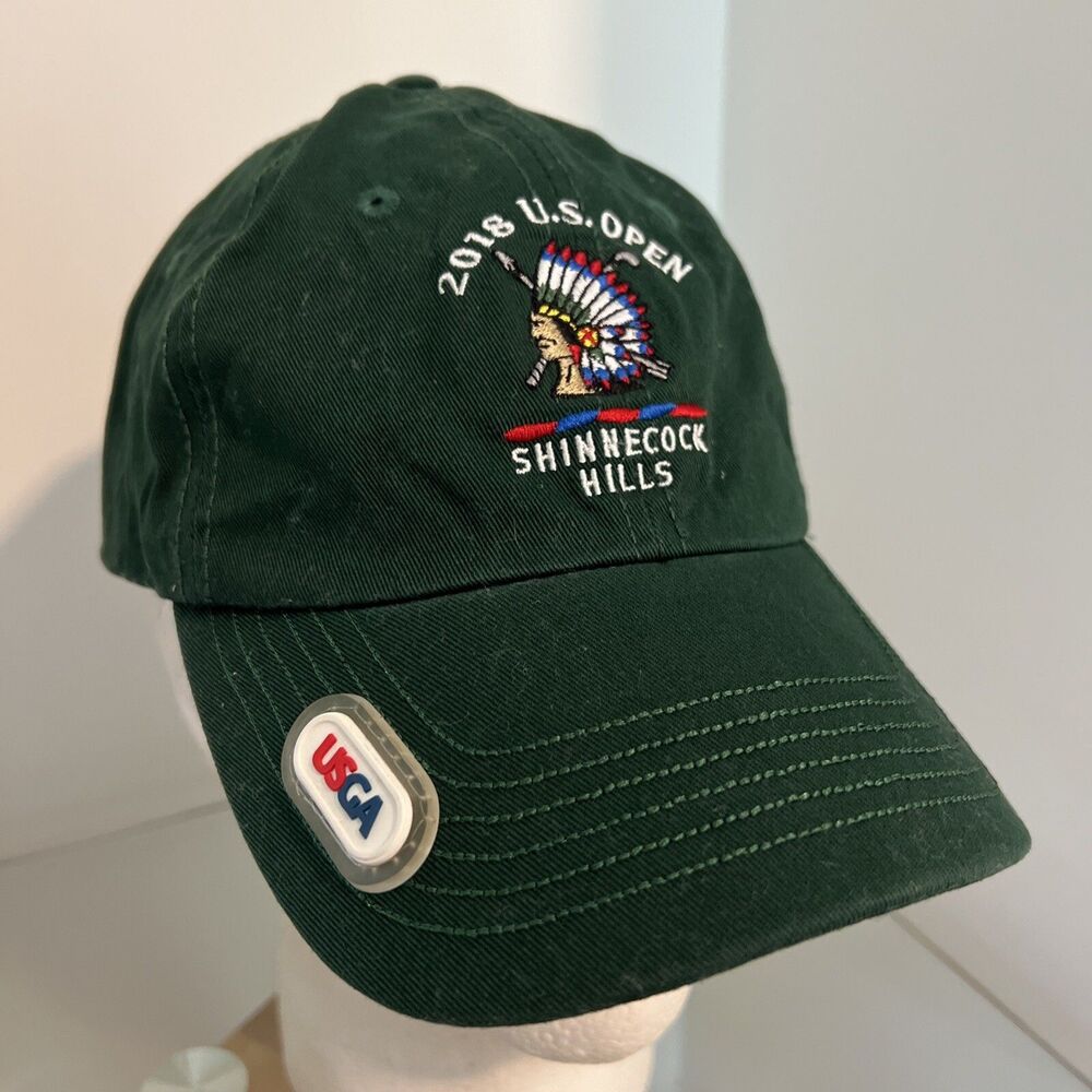 2018 US Open Shinnecock Hills USGA Member  Green Golf Cap Hat Adjustable